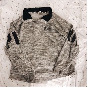 Victoria’s Secret Pink Marled Quarter Zip Pullover